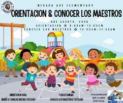Orientation & Meet N' Greet Flyer- SPN